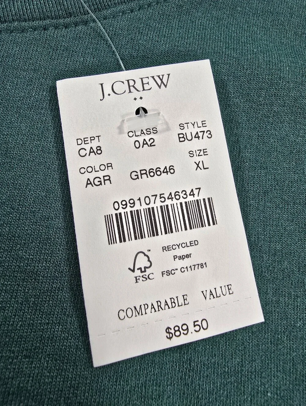 NEW J. Crew Womens Tartan Ruffle Collar Pullover Blouse Top Holiday Christmas XL